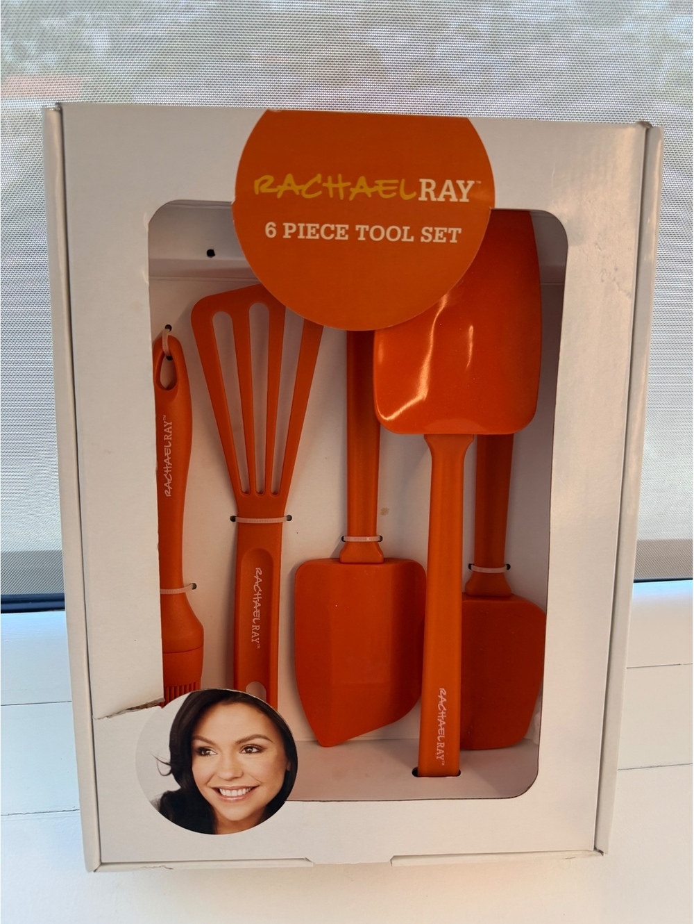 New in Box Rachael Ray Kitchen Nylon Nonstick Utensils Tools Set